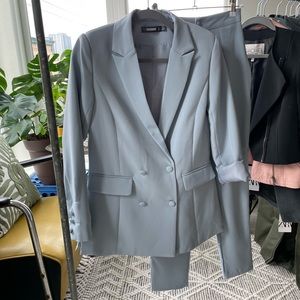 NastyGal Powder Blue Suit